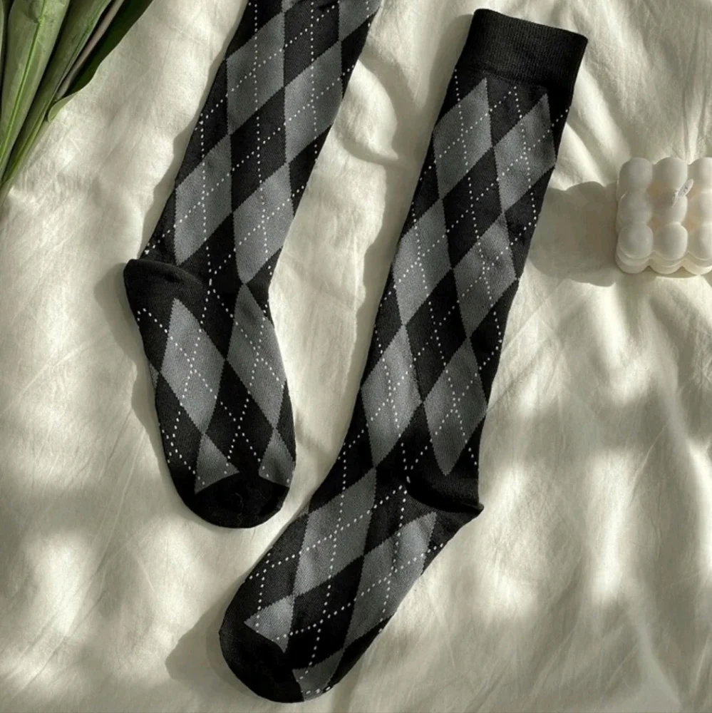 Knee High Argyle Socks - Picture 5 of 8